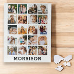 Puzzle Collage photo simple Famille Instagram personnalis<br><div class="desc">Capturez vos souvenirs chéris avec ce simple Collage Photo Personnalisé Puzzle. Avec de l'espace pour vos photos préférées, ce puzzle crée un affichage visuel étonnant de vos moments spéciaux. Personnalisez-le avec vos propres images pour faire un cadeau unique pour vos amis, votre famille ou même vous-même. Parfait pour les anniversaires,...</div>