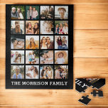 Puzzle Collage photo simple Famille Instagram personnalis<br><div class="desc">Capturez vos souvenirs chéris avec ce simple Collage Photo Personnalisé Puzzle. Avec de l'espace pour vos photos préférées, ce puzzle crée un affichage visuel étonnant de vos moments spéciaux. Personnalisez-le avec vos propres images pour faire un cadeau unique pour vos amis, votre famille ou même vous-même. Parfait pour les anniversaires,...</div>