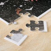 Puzzle Collage photo simple moderne avec fond blanc (Côté)