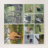 Puzzle collage safari (Vertical)