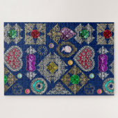 Puzzle Collage victorien magnifique de pierre gemme de (Horizontal)