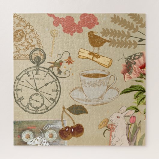 Puzzle Collage vintage (Vertical)