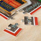 Puzzle COLLECTE DE BOUTEILLE vintage (Côté)