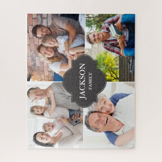 Puzzle Collecte de photos de famille multiple Boutique de (Vertical)
