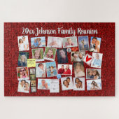 Puzzle Collecte de photos de la réunion familiale et de l (Horizontal)