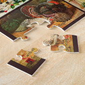 PUZZLE COLLECTE VINTAGE DE CARTE POSTALE (Côté)