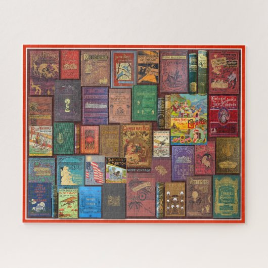 Puzzle COLLECTE vintage DE LIVRES (Horizontal)