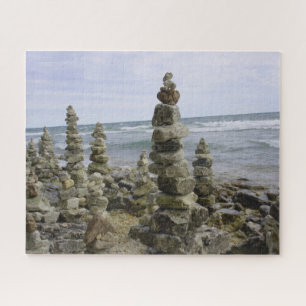 Puzzle Collection de Cairn de Mackinac Island Rock - 16x2