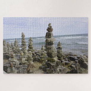 Puzzle Collection de Cairn de Mackinac Island Rock - 20x3