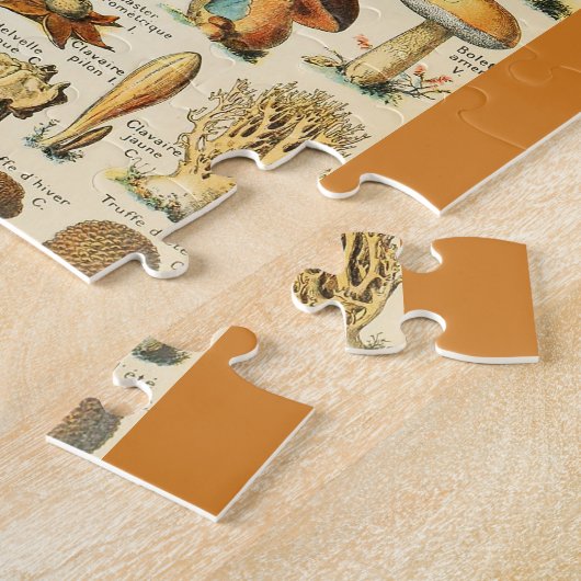 Puzzle Collection de champignons (Côté)