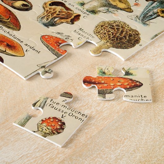 Puzzle Collection de champignons (Côté)