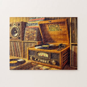 Puzzle Collection de disques de papa platine vinyle vinta