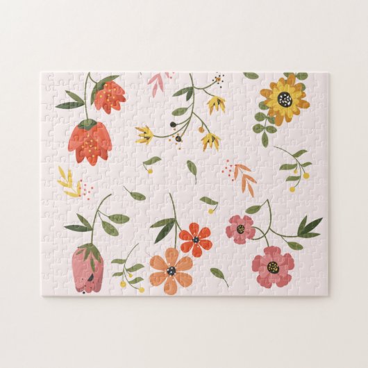 Puzzle collection de fleurs (Horizontal)