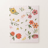 Puzzle collection de fleurs (Vertical)