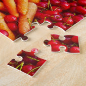 Puzzle Collection de fruits et légumes (Côté)