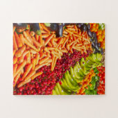 Puzzle Collection de fruits et légumes (Horizontal)