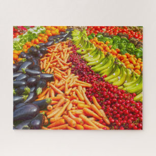 Puzzle Collection de fruits et légumes
