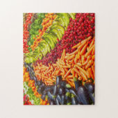Puzzle Collection de fruits et légumes (Vertical)
