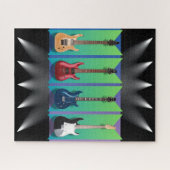 Puzzle Collection de guitares électriques sur la scène so (Horizontal)