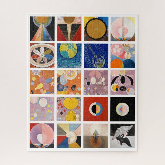 Puzzle Collection de peintures Hilma af Klint (Vertical)