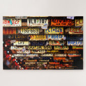 Puzzle Collection de plaques de licence (Horizontal)