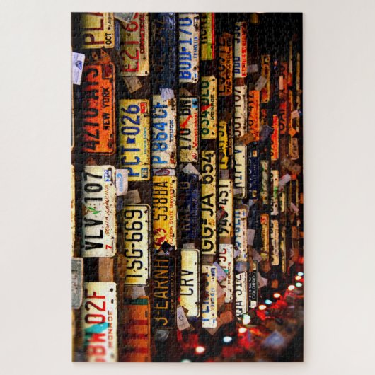 Puzzle Collection de plaques de licence (Vertical)