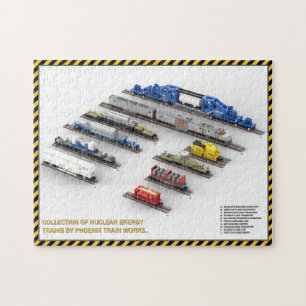 Puzzle Collection de trains de l'énergie nucléaire PTW Pu
