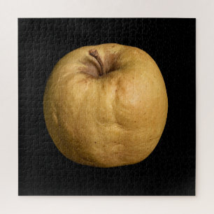 Puzzle Collection Élégante de Pommes sur Fond Noir