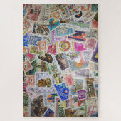 Puzzle Collection internationale de timbres (Vertical)