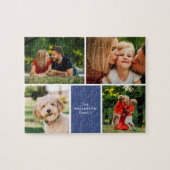 Puzzle Collection moderne de quatre photos de famille pré (Horizontal)