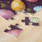 Puzzle Collection moderne d'oeufs de Pâques heureux (Côté)