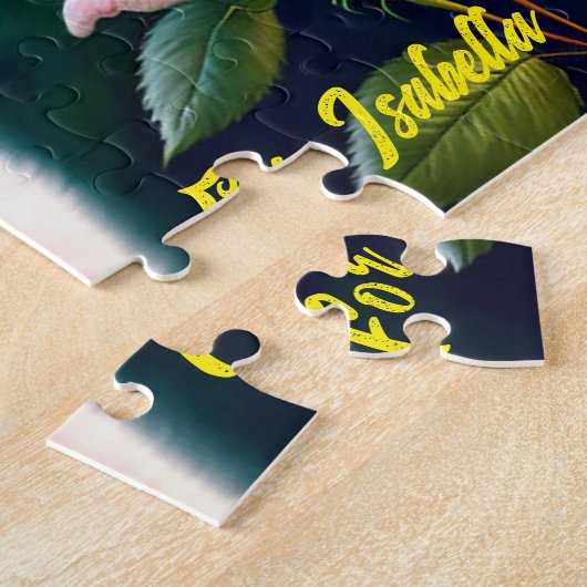 Puzzle Collection rose Et Belle Chienne (Côté)