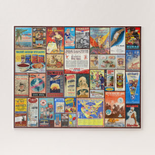 Puzzle COLLECTION vintage 20e PAPIER EPHEMERA