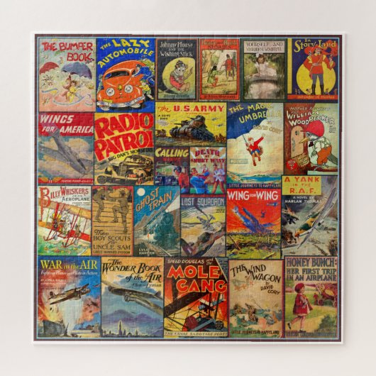 Puzzle COLLECTION vintage DE LIVRES DU 20e SIÈCLE (Horizontal)