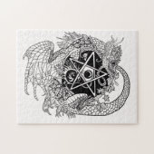 Puzzle Collez votre propre dragon Pentacle (Horizontal)