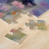 Puzzle Collie aquarelle colorée artwork (Côté)