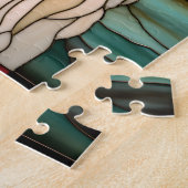 Puzzle Collie en verre tendu (Côté)