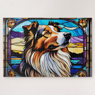 Puzzle Collie Stainverre look
