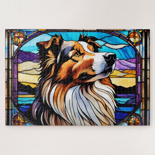 Puzzle Collie Stainverre look (Horizontal)