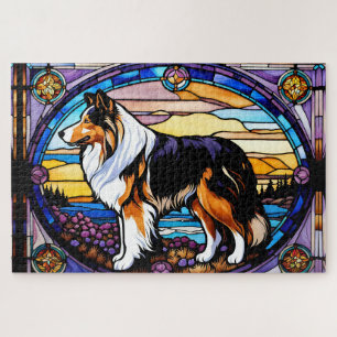 Puzzle Collie Stainverre look