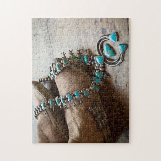 Puzzle Collier à vendre, Père Noël Fe, Nouveau-Mexique. É (Vertical)