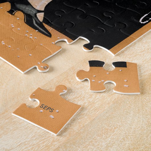 Puzzle Collier cassé de perle (Côté)