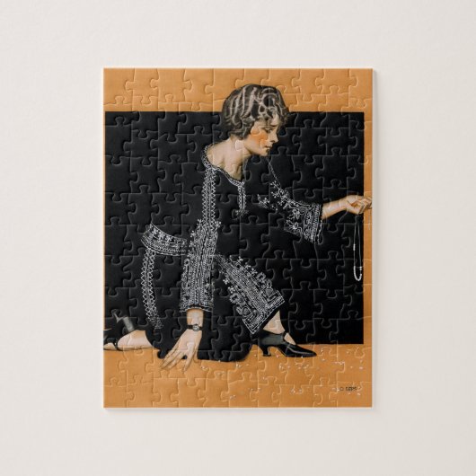 Puzzle Collier cassé de perle (Vertical)