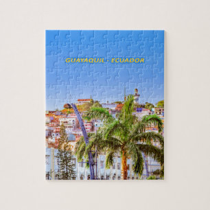 Puzzle Colline de Santa Ana, copie d'affiche de Guayaquil