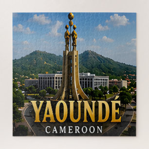 Puzzle Collines vertes de Yaoundé et patrimoine camerouna