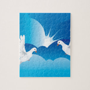 Puzzle Colombe dans le ciel 7