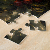 Puzzle Colombe de Noël en vitrail (Côté)