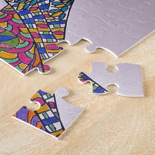 Puzzle Colombe de paix (Côté)