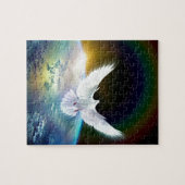 Puzzle Colombe de Saint-Esprit de paix au-dessus de la (Horizontal)