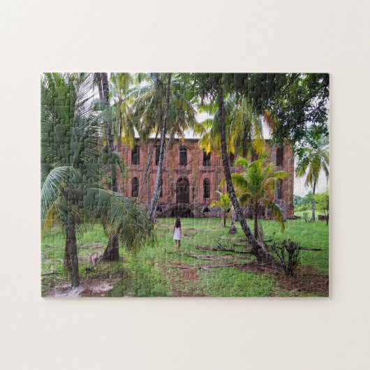 Puzzle Colonial House Guyana. (Horizontal)